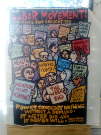 Unions Weekend (Bumper Sticker) - Poster Art for Social Justice - Ricardo  Levins Morales