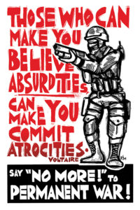 Say No More to Permanent War – Ricardo Levins Morales Art Studio Store