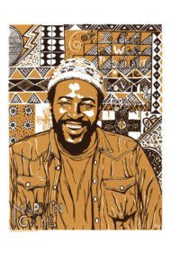 Marvin Gaye Poster by Ricardo Levins Morales