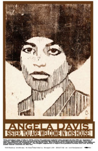 Angela Davis - Artwork by Ricardo Levins Morales