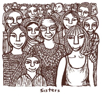 "Sisters" poster by Ricardo Levins Morales